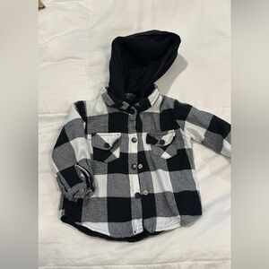 Little Bipsy buffalo check shacket